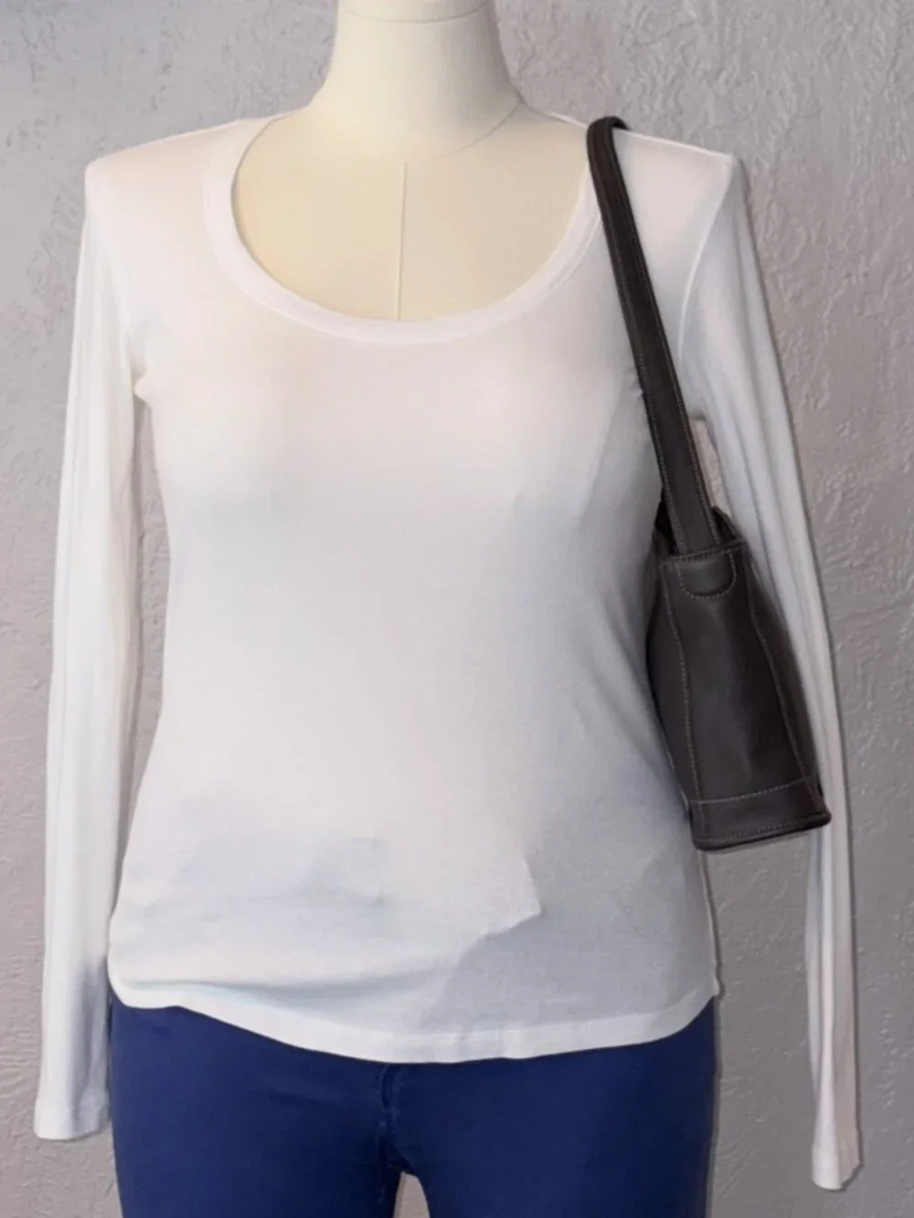 Vintage 1999 Coach Bleecker 9309 Gray Glove-Tanned Leather Shoulder Bag Deadstk